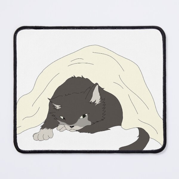 Item preview, Cat under cozy blanket designed and sold by ArtRookie74.