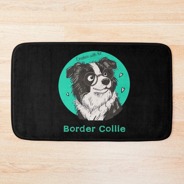 Item preview, Funny Border Collie “Einstein with Fur” – Smart Dog Lover Gift Intelligent Puppy Design designed and sold by SimoesArtistry.