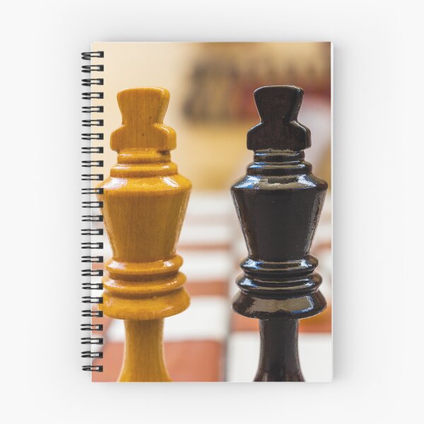 Item preview, Two Opposing Chess Kings on Board Close-Up Strategy Game Concept of Competition and Leadership designed and sold by Nmallia.