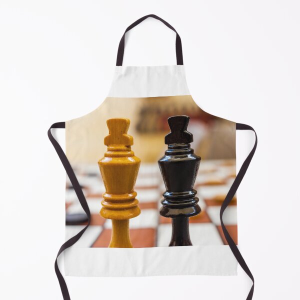 Item preview, Two Opposing Chess Kings on Board Close-Up Strategy Game Concept of Competition and Leadership designed and sold by Nmallia.