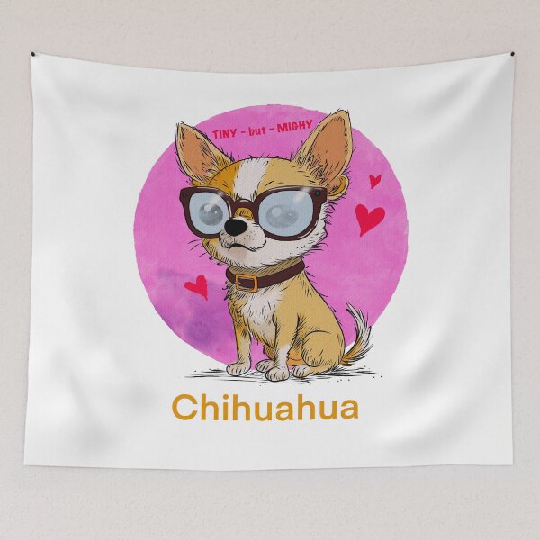Item preview, Cute Chihuahua with Sunglasses – Tiny but Mighty Dog Lover Gift Funny Sassy Pup designed and sold by SimoesArtistry.