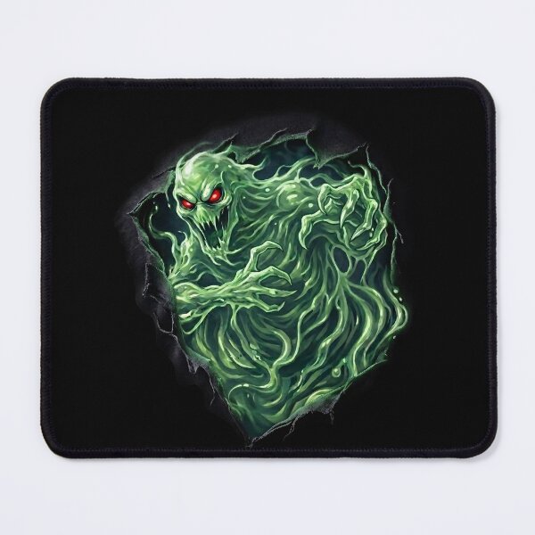 Item preview, Torn T-shirt Green Slime Ghost with Red Eyes designed and sold by MCVersa2026.