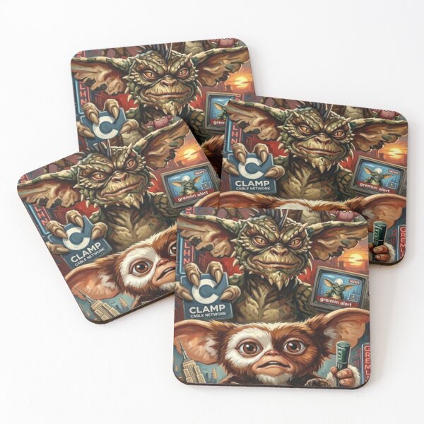 Item preview, The Clamp Tower is Under Siege! – Gremlins 2 Fine Art Print designed and sold by Art's Diner.
