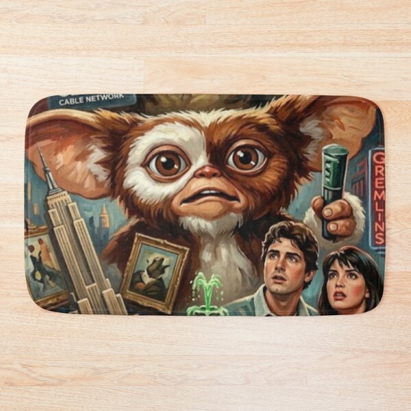 Item preview, The Clamp Tower is Under Siege! – Gremlins 2 Fine Art Print designed and sold by Art's Diner.
