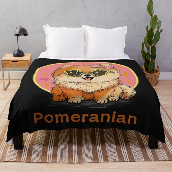 Item preview, Cute Pomeranian with Star Sunglasses – Fluffy Dog Lover Gift Kawaii Aesthetic designed and sold by SimoesArtistry.