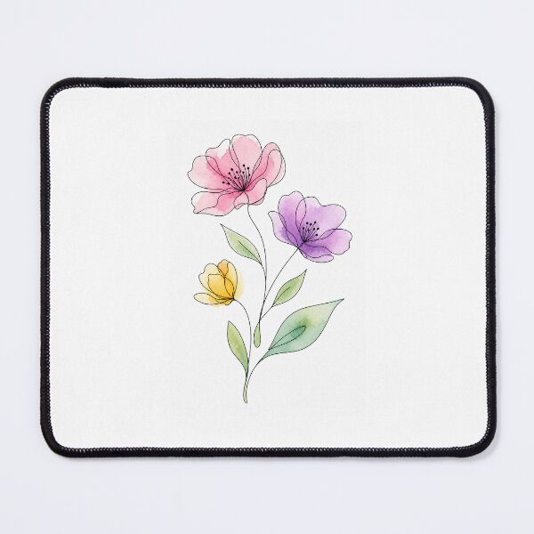 Item preview, Minimal Watercolor Botanical Bloom designed and sold by FAZ-DESIGNS.