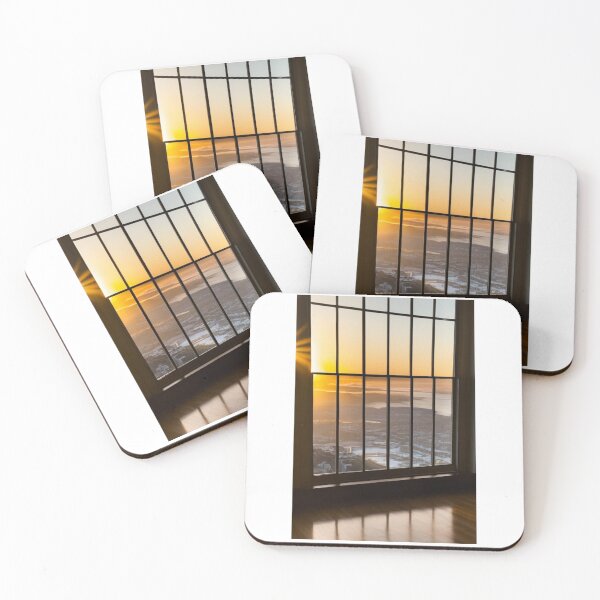 Item preview, Architecture - Window on the City, Golden and Minimalist Sunset designed and sold by Reverso-Design.