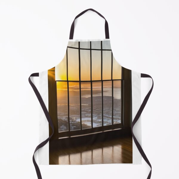 Item preview, Architecture - Window on the City, Golden and Minimalist Sunset designed and sold by Reverso-Design.