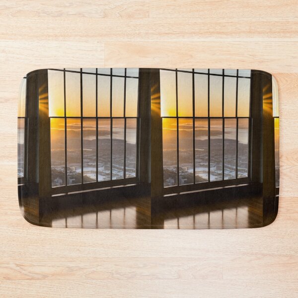 Item preview, Architecture - Window on the City, Golden and Minimalist Sunset designed and sold by Reverso-Design.
