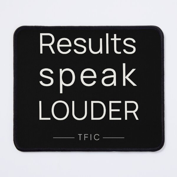 Item preview, Results Speak Louder Shirt designed and sold by TFICBrand.