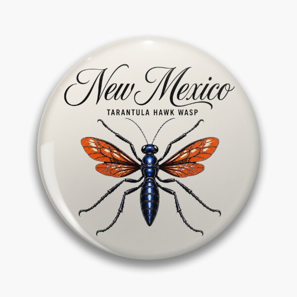 Item preview, New Mexico Tarantula Hawk Wasp Retro Poster designed and sold by The-Drip-Studio.