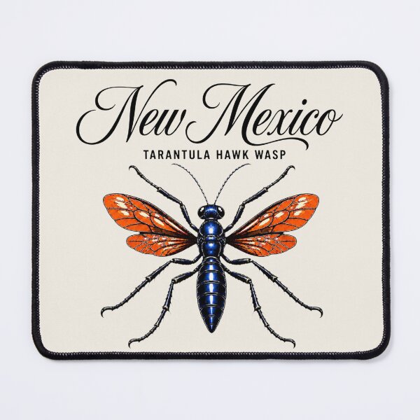 Item preview, New Mexico Tarantula Hawk Wasp Retro Poster designed and sold by The-Drip-Studio.