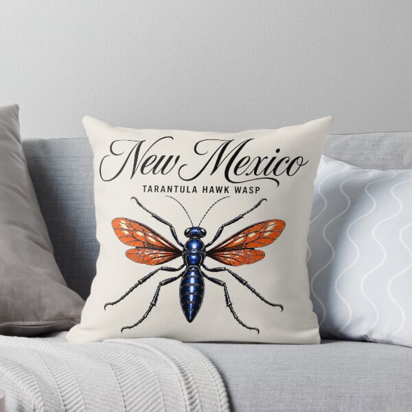 Item preview, New Mexico Tarantula Hawk Wasp Retro Poster designed and sold by The-Drip-Studio.