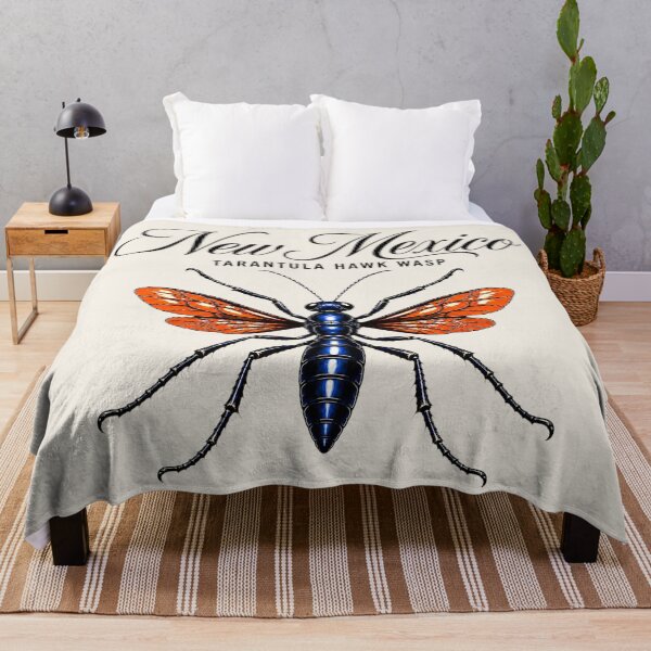 Item preview, New Mexico Tarantula Hawk Wasp Retro Poster designed and sold by The-Drip-Studio.