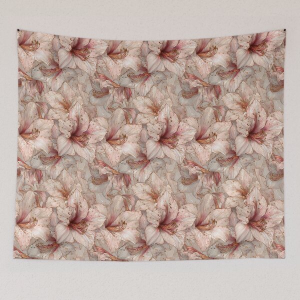Item preview, Stunning Amaryllis Floral  - Birth Flower Pattern   - Secret Santa Gifts designed and sold by RoyalStarsPatts.