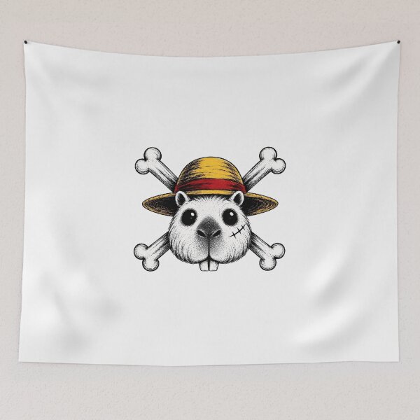Item preview, pirate capybara designed and sold by ArtyStocks.