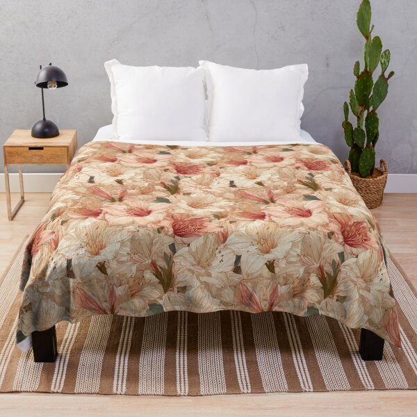 Item preview, Whimsical Amaryllis Texture - Birth Flower Pattern - Sympathy Gifts designed and sold by RoyalStarsPatts.