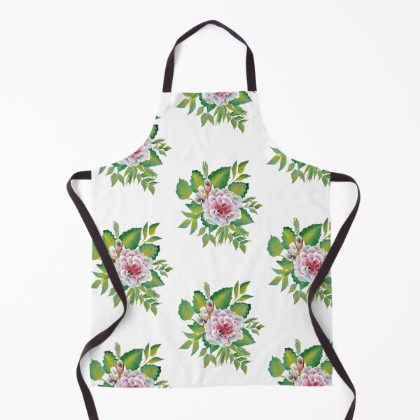 Item preview, Elegant Pink White Flower Hand Painted One Stroke Botanical Art designed and sold by ArtOfMelania.