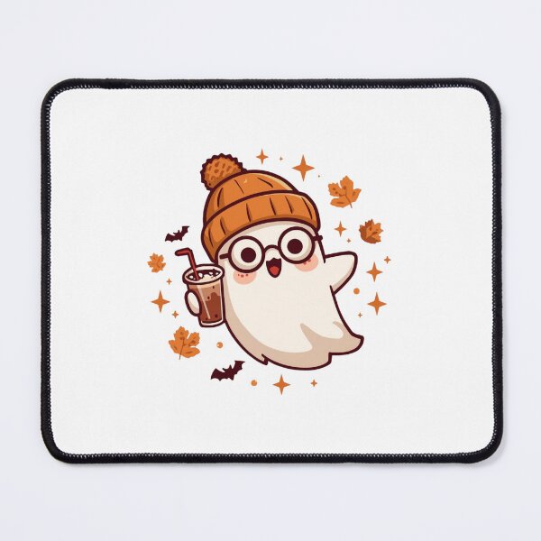 Item preview, Funny Coffee Addict Ghost Cute Halloween Caffeine Lover Gift designed and sold by KhadijaBatool38.