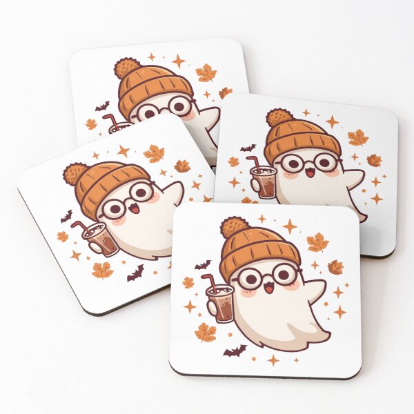 Item preview, Funny Coffee Addict Ghost Cute Halloween Caffeine Lover Gift designed and sold by KhadijaBatool38.