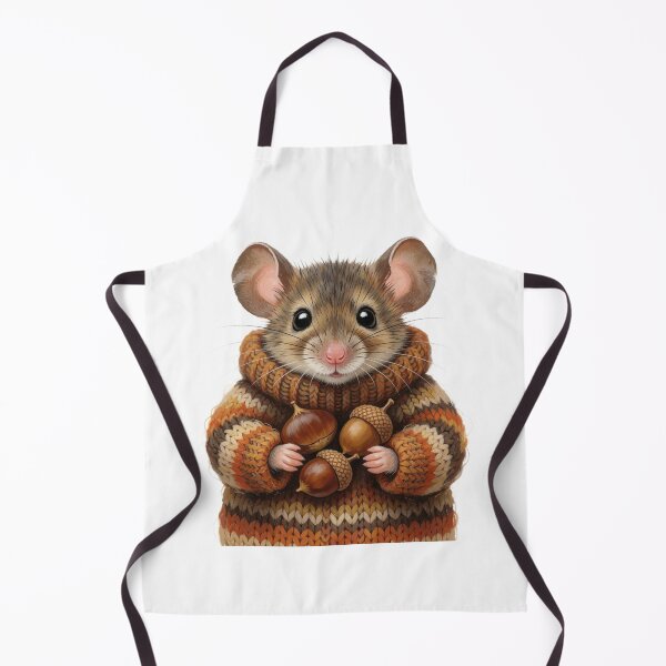 Item preview, Autumn Mouse Sticker | Cute Fall Mouse with Acorns designed and sold by AillustriaAK.