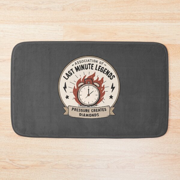 Item preview, Last Minute Legends – Funny Deadline Warrior Procrastinator Club designed and sold by thesalynn.