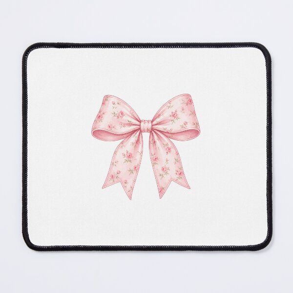 Item preview, Pink Floral Coquette Bow Sticker | Vintage Cottagecore Ribbon Aesthetic designed and sold by PopStickerLab22.