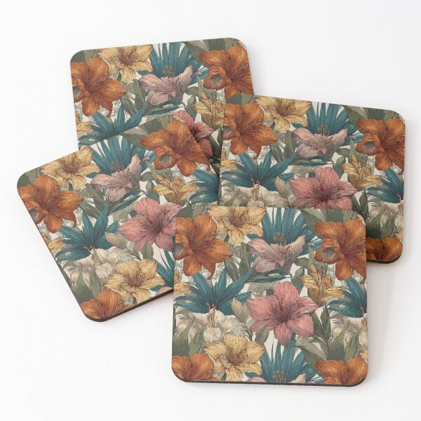 Item preview, Flourishing Amaryllis Print  - Flower Bouquet Pattern   - Valentine Gifts For Her designed and sold by RoyalStarsPatts.