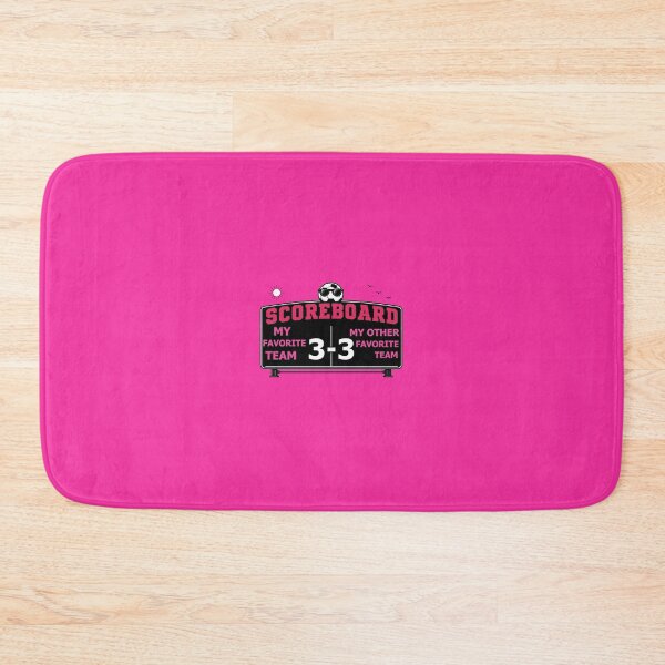 Item preview, Soccer Scoreboard Humor for the Indecisive Soccer Fan - Pink designed and sold by Beachy.