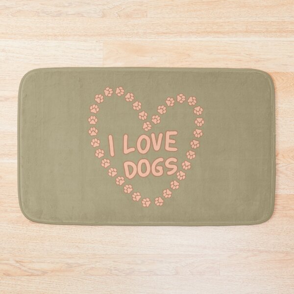 Item preview, I LOVE DOGS Cute Paws designed and sold by HugSomeNettles.