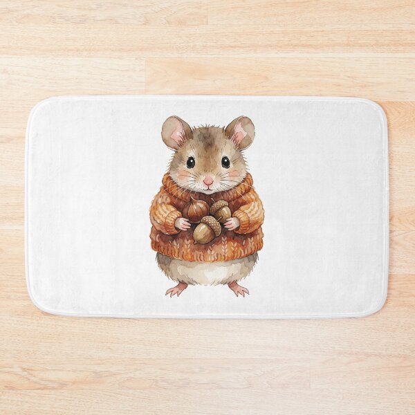 Item preview, Autumn Mouse Sticker | Cute Fall Mouse with Acorns designed and sold by AillustriaAK.