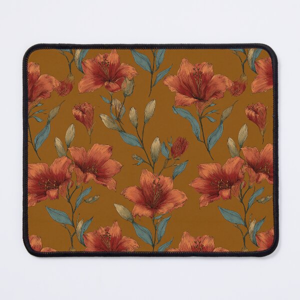 Item preview, Charming Amaryllis Print  - Retro Flower Floral   - Valentine Gifts For Men designed and sold by RoyalStarsPatts.