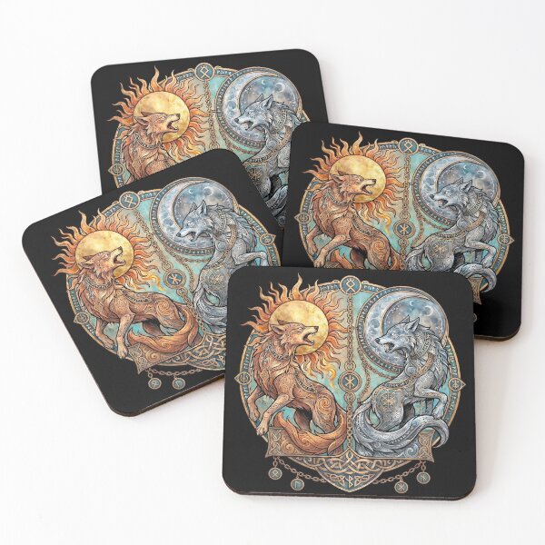 Item preview, Skoll & Hati designed and sold by The Quiet Canvas By Jacky.
