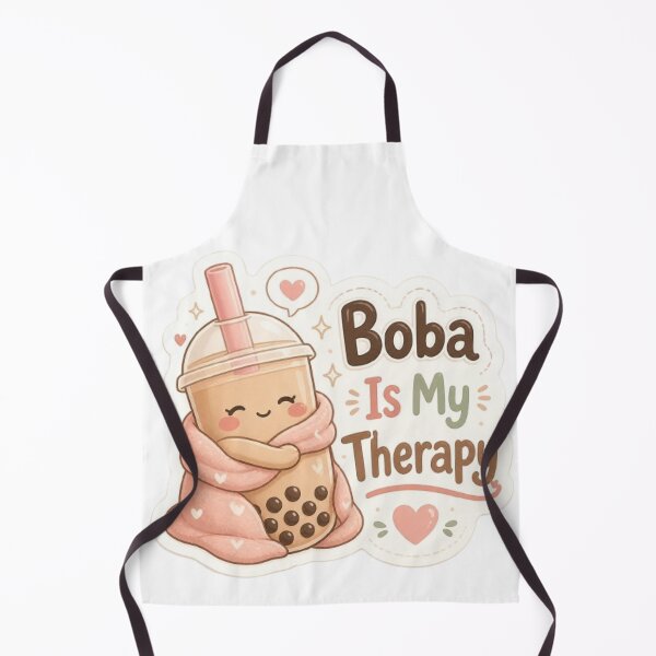 Item preview, Boba Is My Therapy Kawaii Sticker designed and sold by Stylestickers55.
