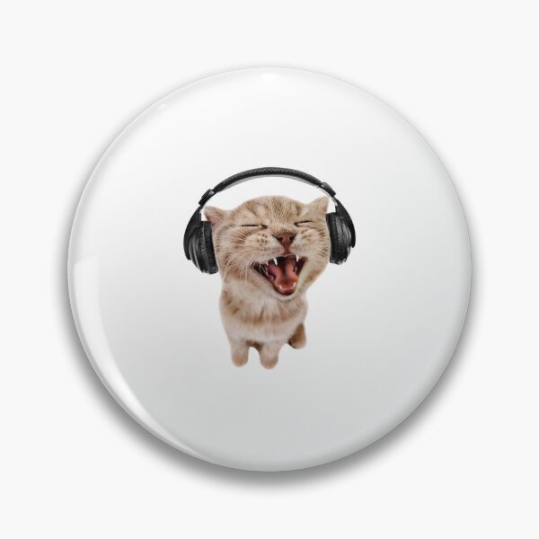Item preview,  Cat listening to music designed and sold by FRISKI23.