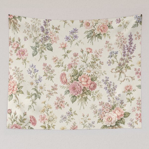 Item preview, Vintage Floral Bouquet Aesthetic Pattern designed and sold by 0606PM.