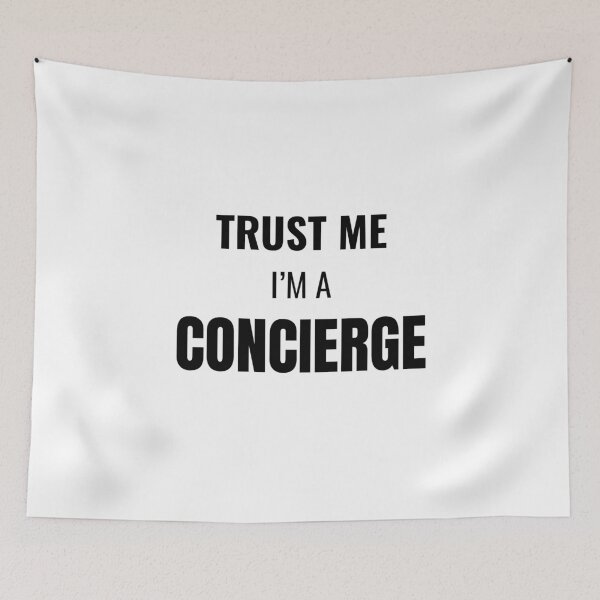 Item preview, Trust Me I'm a Concierge (Black) designed and sold by ShipCrewNation.