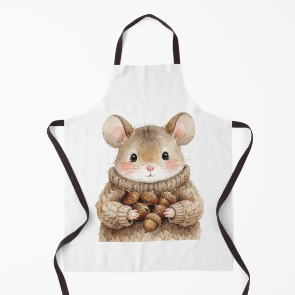 Item preview, Autumn Mouse Sticker | Cute Fall Mouse with Acorns designed and sold by AillustriaAK.