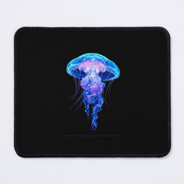 Item preview, Bioluminescent Jellyfish Neon Ocean Deep Sea designed and sold by RakyLaky.