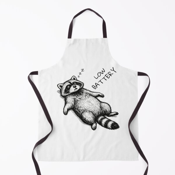 Item preview, No Energy Raccoon – Burnout Meme Animal Illustration designed and sold by moodiecatshop.