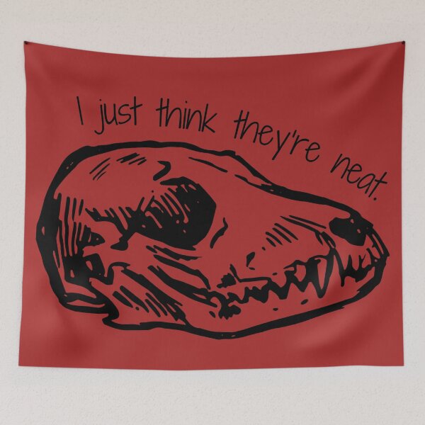 Item preview, I Just Think They’re Neat Skull Design designed and sold by Vileprint.