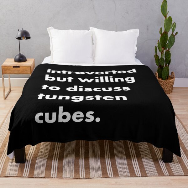 Item preview, Funny Introverted Tungsten Cubes Meme Humor Art designed and sold by elderberry.