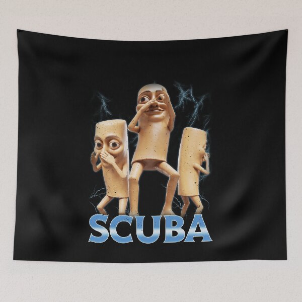 Item preview, Funny Scuba Dancing Tung Sahur Meme Dance Art designed and sold by elderberry.