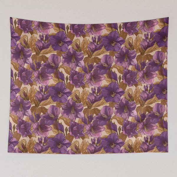 Item preview, Minimalistic Amaryllis Flower  - Birth Flower Pattern   - Valentine Gifts For Girlfriend designed and sold by RoyalStarsPatts.