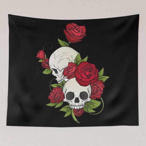 Item preview, Skulls And The Roses - Black designed and sold by unathewimper.