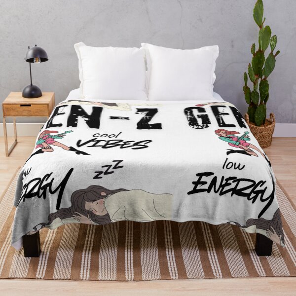 Item preview, Gen Z Low Energy Cool Vibes Aesthetic Design designed and sold by Greatimeshop.