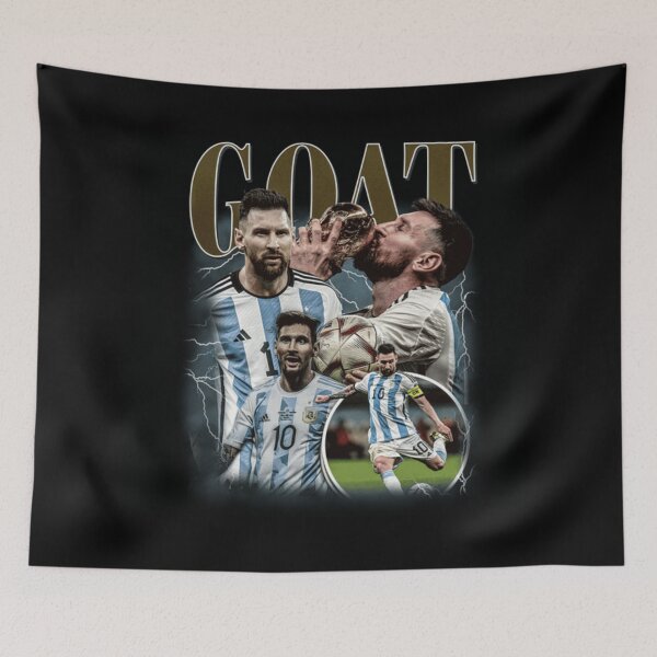 Item preview, Lionel Messi GOAT designed and sold by Soceitiz.