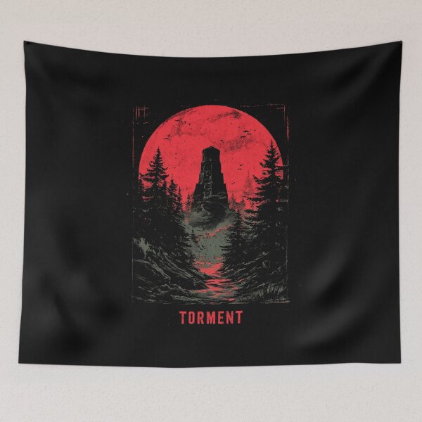 Item preview, Blood Moon Watchtower designed and sold by Bulldozastyleco.