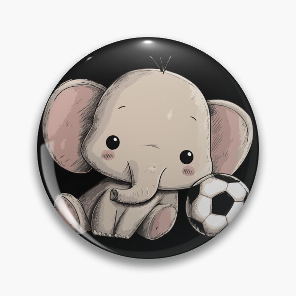 Item preview, Baby Elephant Soccer Ball designed and sold by ClubVacay.
