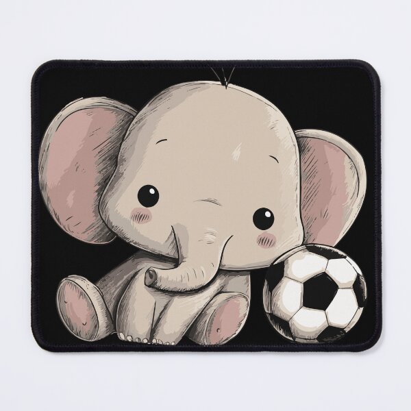 Item preview, Baby Elephant Soccer Ball designed and sold by ClubVacay.